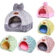 thumbnail image 3 of Cama para perros y gatos en forma de yurta de tela con almohada, alfombra plegable cálida y lavable para mascotas, cama para perros para otoño e invierno, cómodo colchón para mascotas, azul S ER, 3 of 5