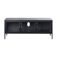 thumbnail image 4 of Metal/Glass TV Lowboard/Stand for TVs up to 50" in Black, 4 of 5