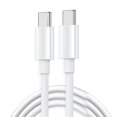 thumbnail image 1 of Cable de sincronización de datos tipo C PD de 60 W. Cable de carga tipo C a tipo C para teléfono móvil y portátil., 1 of 5