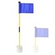 thumbnail image 1 of Soidarity Golf Flagstick Set Portátil Desmontable Ajustable Impermeable Lavable Colorido ABS Agujero Taza Poner Bandera Verde Amarillo Golf Azul Soidarity OD021174-04, 1 of 6
