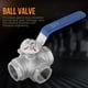 thumbnail image 4 of Válvula de bola D, 1 pieza de acero inoxidable SUS304 Válvula de bola de acero inoxidable Válvula de tres vías Solución innovadora, 4 of 8