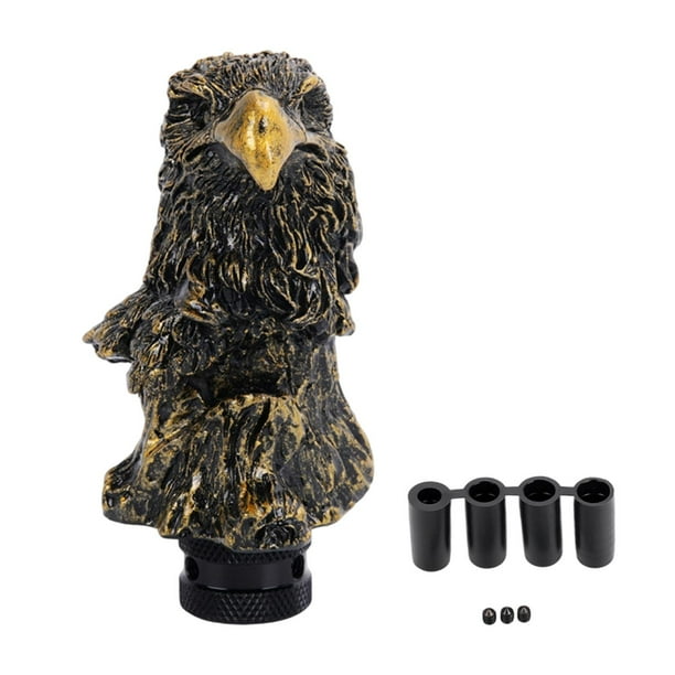 Pomo de palanca de cambios universal de alto rendimiento con adaptadores Hawk Head bronce