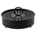 thumbnail image 1 of Bobina de de redonda quemador sin deslizamiento con tapa y mango Filentista de incienso Filoso Fly Boil bande para acampar para, 1 of 9