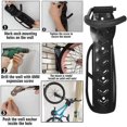 thumbnail image 5 of KAIYANG Gancho de pared para bicicleta, ajustable, de acero vertical, para bicicleta de montaña y carretera, 2 unidades, 5 of 5