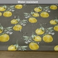 thumbnail image 6 of Ambesonne Nature Place Mats Set of 4, Lemon Branches Growth, Standard Size, Olive Green Yellow, 6 of 6