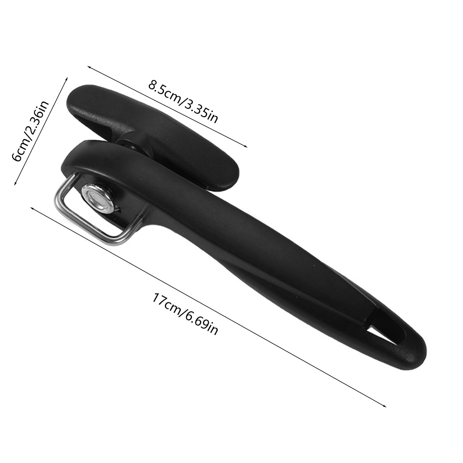 Yunuuuoa 4 Packs Manual Can Opener, Ergonomic Handheld Kitchen Tool for Easy Opening, Durable Stainless Steel Cutter for Home, Camping, Travel, and Emergency Preparedness Essentials
