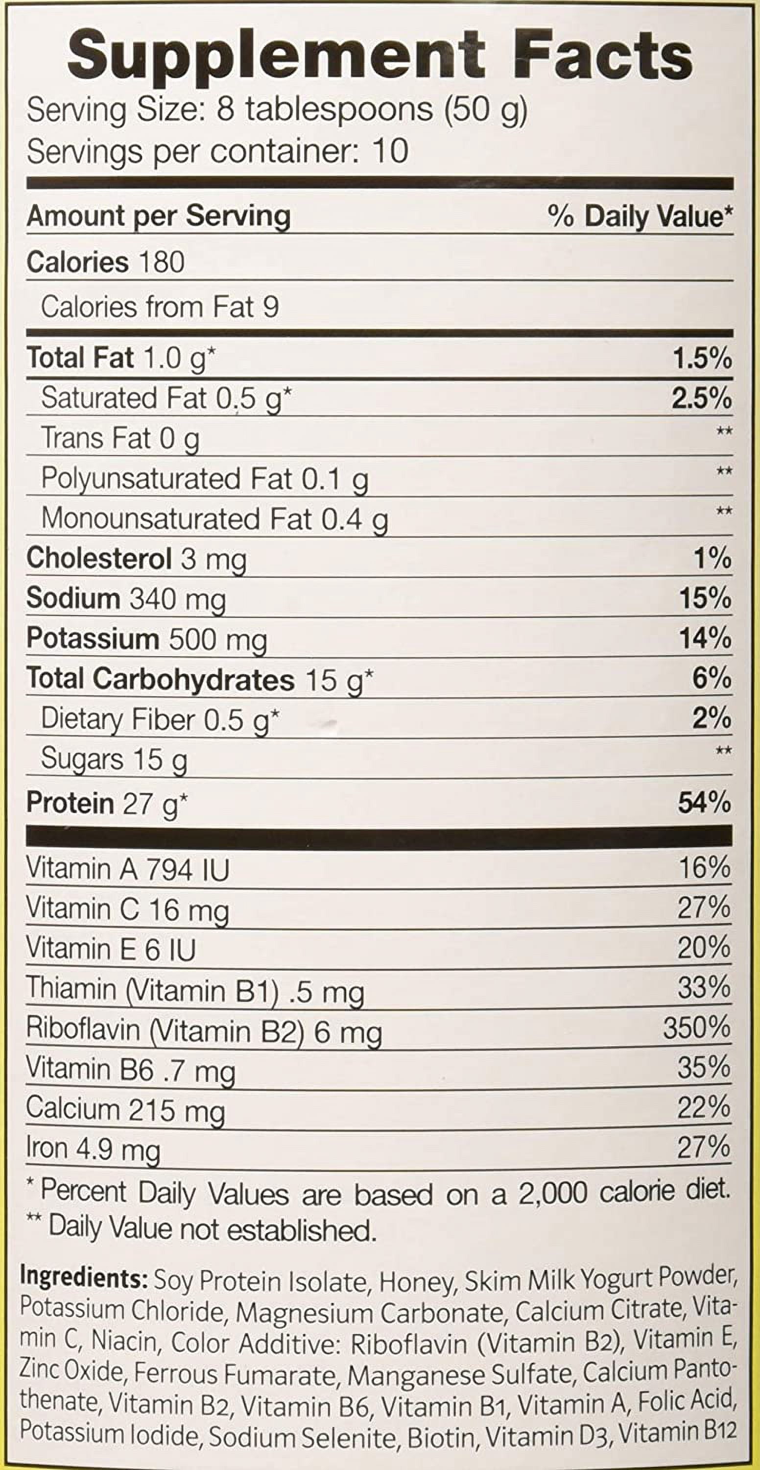 Almased Non-GMO Soy, Yogurt & Honey Protein Powder – Supports Weight Loss & Energy – 17.6 oz, 2-Pack + Blender Bottle