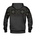thumbnail image 3 of HAPIMO Discount Men's Fashion Puffer Jacket Color Patchwork Zipper Quilted Thickened Multi Pocket Hooded Fall Winter Cotton Jacket with Drawstring Black, 3 of 5