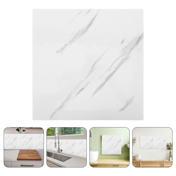 OULII 20Ud Paneles Autoadhesivos Decorativos Para Y Cocina Acabado Mármol Con Protección Humedad