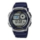thumbnail image 1 of Reloj pulsera digital Casio AE-1000WD-1A con correa de resina color azul - fondo negro, 1 of 8