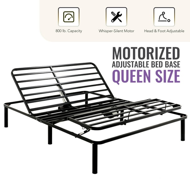 Electric Queen Size Platform Bed Frame, Electric Adjustable Bed Frame Queen