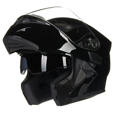 DOT Approved ILM Motorcycle Modular Flip-up Helmet Dual Visors Full Face Helmet with 6 colors& 4 sizes Available