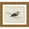 thumbnail image 1 of Murdock, Ramona 14x12 Gold Ornate Wood Framed with Double Matting Museum Art Print Titled - Bird Study No. 1, 1 of 4