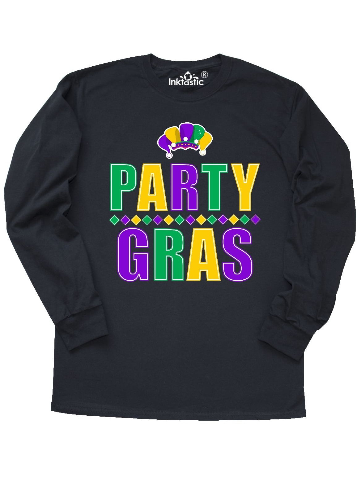 Party Gras Mardi Gras Long Sleeve T 