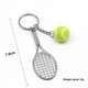 thumbnail image 2 of Mini lindo llavero de fútbol llavero de bolos llavero de tenis llavero de béisbol para hombres mujeres niños niñas regalos, 2 of 5