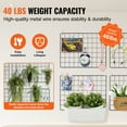 thumbnail image 2 of VEVOR Grid Wall Panels 4 Pack High Load Capacity Wall Storage Organizer 11.8x15.7 inch Multipack, 2 of 7