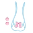 thumbnail image 4 of Masajeador de cuello multifuncional con rodillo manual para aliviar el dolor muscular y la tensión. 6 bolas azul, 4 of 6