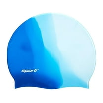 Sporti Silicone Swim Cap, Multi Color, Snug Fit, Anti-Slip, Quick On/Off, Latex-Free