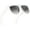 White | Gradient Smoke, variant on Oversized Flat Top Women's Fashion Sunglasses Trendy Big Square Designer Retro Sun Glasses