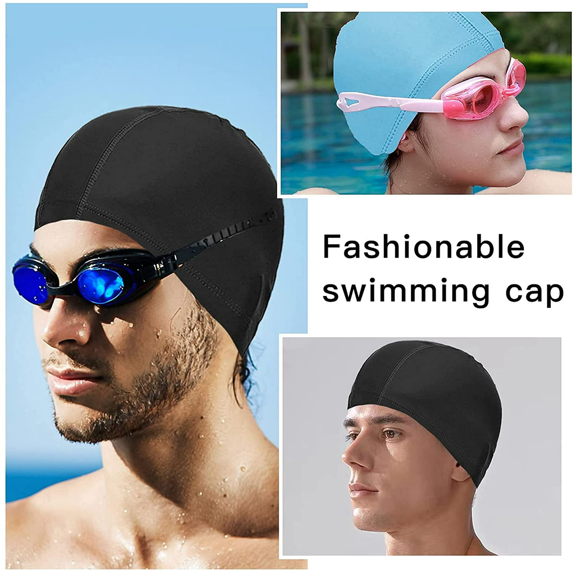 Swim Caps In Swimming 2pcs Swim Cap Pool Swimming For Adult Swim Cap