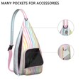 thumbnail image 3 of Color Splash Sling Backpack - Vibrant Paint-Inspired Pattern Crossbody Bag, Fashionable Anti-Theft Design, 3 of 4