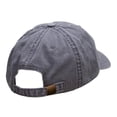 thumbnail image 3 of Big Size Washed Pigment Dyed Cap - Grey XL-3XL, 3 of 5