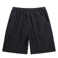 thumbnail image 7 of DJDLJWCJ Mens Athletic Shorts, Mens Workout Shorts Elastic Waist Running Shorts Beach Shorts for Men Flat Front Straight Leg Bermuda Shorts Black 4XL, 7 of 7