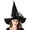 Ppider Web Black, variant on Ayieyill Halloween Witch Hats for Women with Lamp Cosplay Party Halloween Costume Accessory Purple