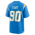 thumbnail image 3 of Men's Nike Teair Tart  Powder Blue Los Angeles Chargers Team Game Jersey, 3 of 6
