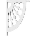 thumbnail image 3 of 5/8"W X 4 1/2"D X 7"H Classic Wagon Wheel Architectural Grade PVC Bracket, 3 of 11