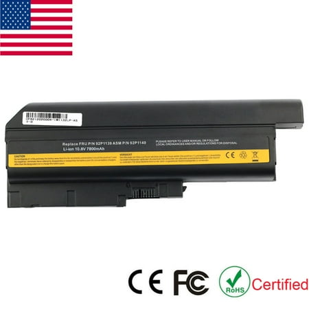 Battery For Ibm Lenovo Thinkpad T60 R500 T500 W500 Sl300 Sl400 40y6797 Walmart Com