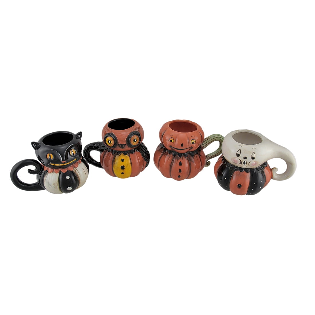 Johanna Parker Pumpkin Peeps 4 Piece Set of Vintage Style