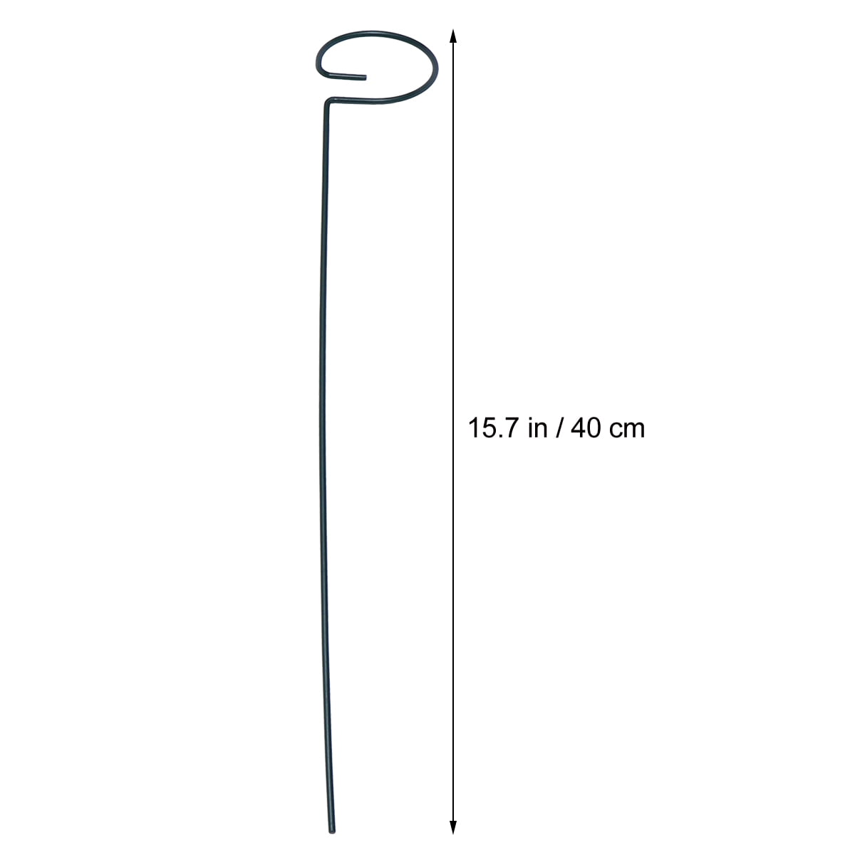 RENACLIPY 10Pcs Black Metal Plant Climbing Frame Durable Waterproof Plant Support Stand for Gardening