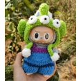 thumbnail image 3 of Labubu Handmade Woolen Mokoko Baby Clothes 17cm Michimini Stellalou Chip 'N' Dale Bear Duffy Linabell 15cm Only Clothes No Doll, 3 of 5