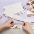 thumbnail image 3 of 9Yards Chiffon Wrinkles Lace Ribbon Lace Trim Clothes Accessories Old Lace 1-7/8 inch(48mm) 9yards/set, 3 of 5