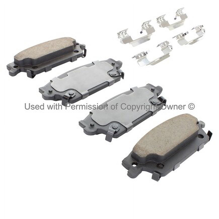 Mpa Electrical 1003-1020C Quality Built Disc Brake Pad Set   Black Series,