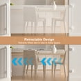 thumbnail image 6 of XJD 55" Retractable Baby Gate Extra Wide Safety Gates Child Gate for Indoor/Outdoor 33" Tall, White, 6 of 11