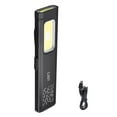 thumbnail image 1 of Cob Mini Flashlight Running Light Sports Flashlight Type-c Rechargeable 6 Modes Torch With Clip E4j9, 1 of 8