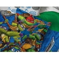 thumbnail image 7 of Nickelodeon TMNT Mutant Mayhem 7-Piece Full Size Kids Bed Set – Teenage Mutant Ninja Turtles Bedding, 7 of 7