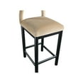 thumbnail image 5 of Meridian Furniture Conrad Beige Velvet Counter Stool, 5 of 9