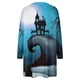 thumbnail image 5 of Vestido suelto de manga larga con estampado de Halloween y cuello redondo para mujer de talla grande de otoño Pompotops hdfakjf3280, 5 of 5