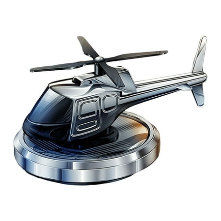 Trayknick Car Air Freshener Recyclable Solar Power Car Helicopter