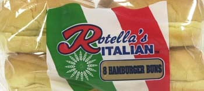 Rotellas Italian Bakery Rotellas Hamburger Buns, 8 ea