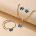 thumbnail image 1 of butterfly pendant gift jewelry necklace sets for women, 1 of 4