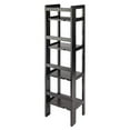 thumbnail image 3 of Winsome Wood Terry 4-Tier Foldable Shelf, Narrow, Black Finish, 3 of 4