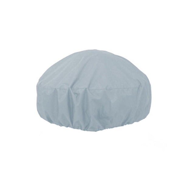 Cubierta para hogueras Naiovety Gris 85x40cm Protector UV para barbacoa jardín cubierta elástica ajustable
