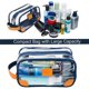 thumbnail image 4 of Neceser Lermende transparente para hombre que viaja, azul, impermeable, 4 of 7