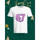 thumbnail image 1 of Funny 67 Number Christmas Element Printed Unisex T-Shirt Fashion Casual Top with Festive Atmosphere, 1 of 6