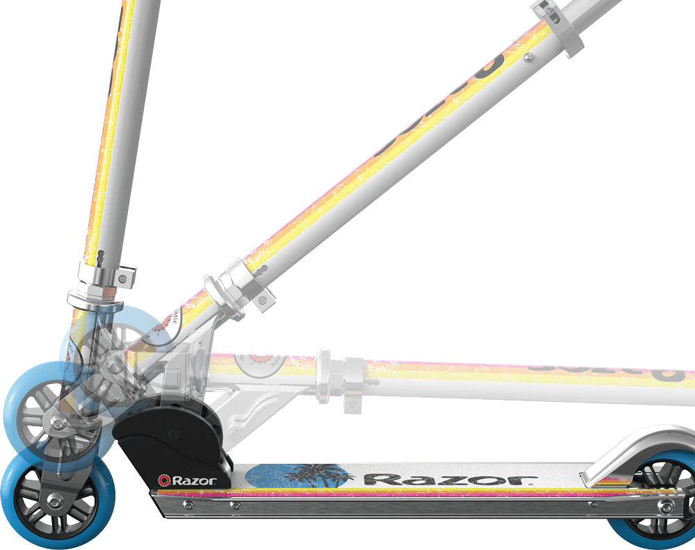 Razor A Kick Scooter - Sunset Special Edition Graphic, Aluminum, Foldable, for Child Ages 5+