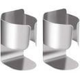 thumbnail image 1 of Electric Toothbrush Holder, 304 Stainless Steel Wall Mounted Self Adhesive Storage Organizer Stand Rack for Electric Toothbrush, Toothpaste, Facial Cleanser (Silver 2 Pack), 1 of 6
